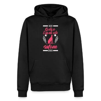Best Galgo Espanol Mom Ever Galgo Mama - Men’s Premium Organic Hoodie - black - Front - Nico (187cm)