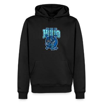 Mandolin Hero - Männer Premium Bio Hoodie - Schwarz - Vorne - Nico (187cm)