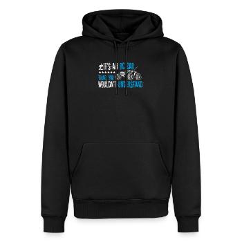 C’est une chose de voiture RC télécommande de course télécommande C - Sweat à capuche Premium bio Homme - noir - Devant - Nico (187cm)