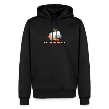 Antidepressants Funny Chicken Lover Farm Chicken F - Männer Premium Bio Hoodie - Schwarz - Vorne - Nico (187cm)