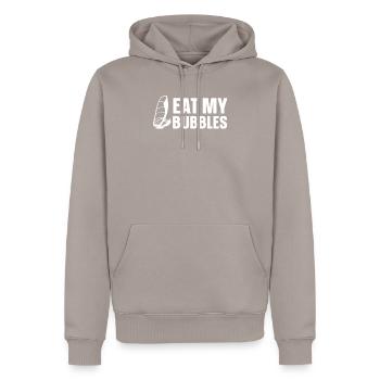 Windsurfing Windsurfen - Männer Premium Bio Hoodie - Taupe - Vorne - Nico (187cm)