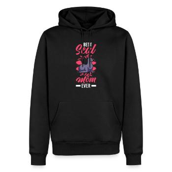 Best Seal Mom Ever Robben Mama - Men’s Premium Organic Hoodie - black - Front - Nico (187cm)