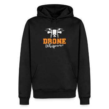 Drone Whisperer Drôle De Pilote de Drone Volant Drôle RC - Sweat à capuche Premium bio Homme - noir - Devant - Nico (187cm)