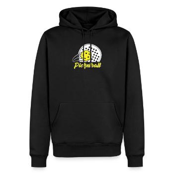 Pickleball Spieler Paddleball Lover Humor Coach Wortspiel - Männer Premium Bio Hoodie - Schwarz - Vorne - Nico (187cm)