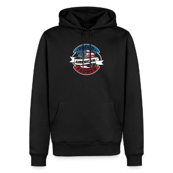 Farmer Agriculture Farmers Farmer - Men’s Premium Organic Hoodie - black - Front - Nico (187cm)