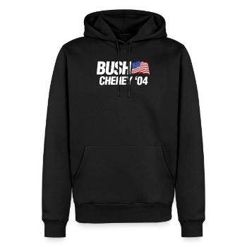 Bush Cheney 2004 Election Campaign Logo - Men’s Premium Organic Hoodie - black - Front - Nico (187cm)