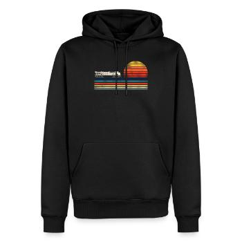 Freight Diesel Train Driver - Men’s Premium Organic Hoodie - black - Front - Nico (187cm)