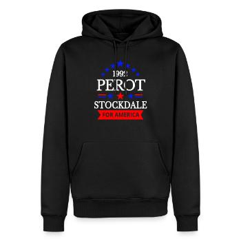 Ross Perot Stockdale Vintage Election - Men’s Premium Organic Hoodie - black - Front - Nico (187cm)