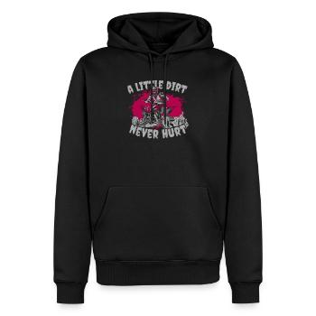 Quad Quads Quatre Roues Motorsport - Sweat à capuche Premium bio Homme - noir - Devant - Nico (187cm)