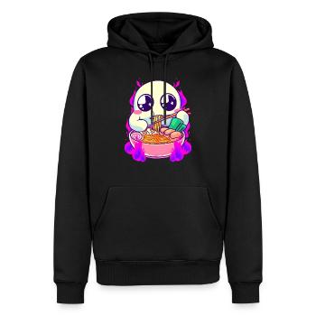 Halloween Kawaii Japanese Food Lover Funny Cute Gh - Men’s Premium Organic Hoodie - black - Front - Nico (187cm)
