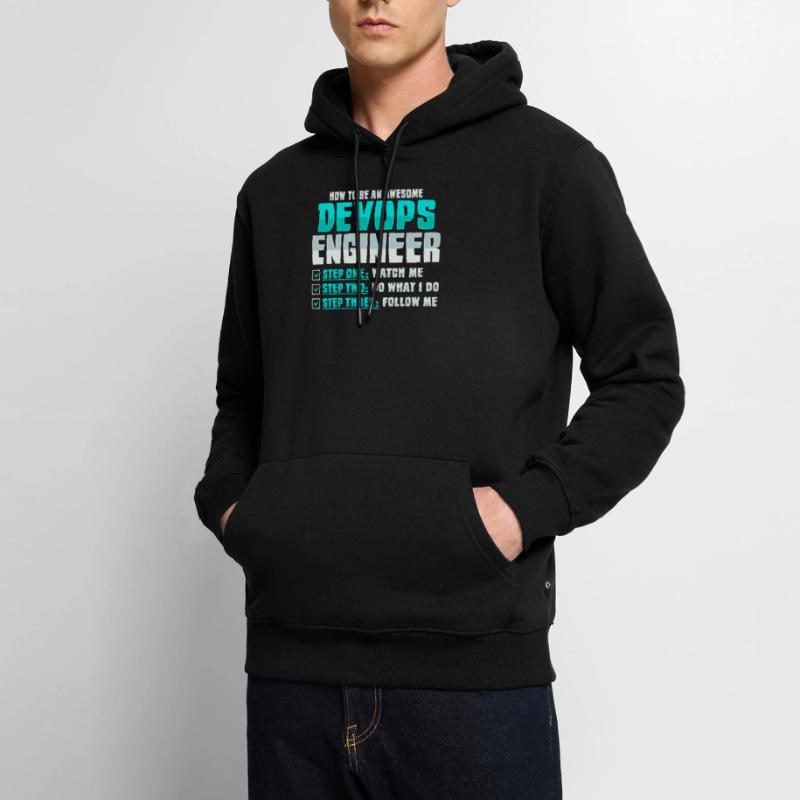 Devops Sys-Admin Entwickler Männer Premium Bio Hoodie