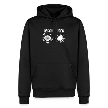 Physik Physiker - Männer Premium Bio Hoodie - Schwarz - Vorne - Nico (187cm)