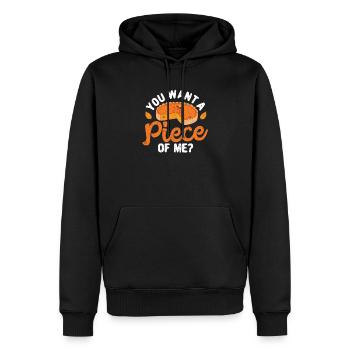 Lustige Kürbiskuchen Thanksgiving Dinner Sie - Männer Premium Bio Hoodie - Schwarz - Vorne - Nico (187cm)