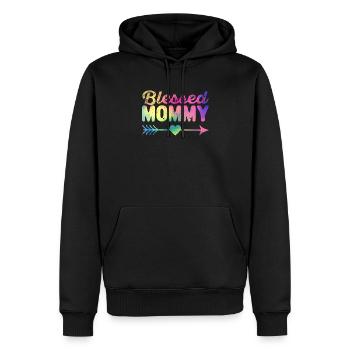 Gesegnete Mama Lustige Mama Familie Passend Happy - Männer Premium Bio Hoodie - Schwarz - Vorne - Nico (187cm)