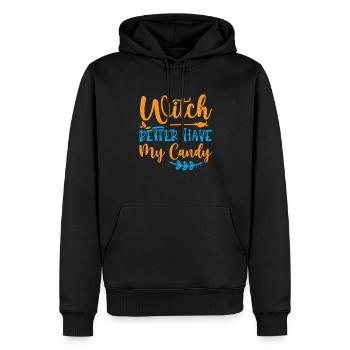 Witch better have my candy - Sweat à capuche Premium bio Homme - noir - Devant - Nico (187cm)