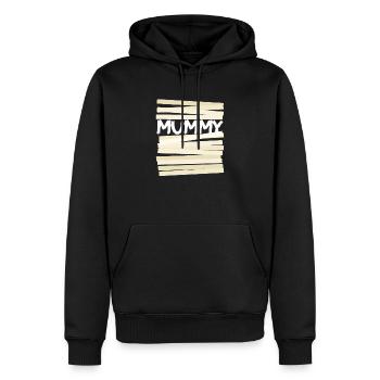 Mummy - Neue Mama Halloween Kostüm - Männer Premium Bio Hoodie - Schwarz - Vorne - Nico (187cm)