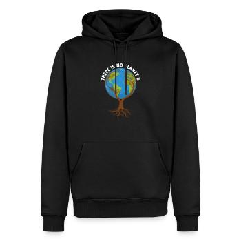 There Is No Planet B Environmental Protection - Men’s Premium Organic Hoodie - black - Front - Nico (187cm)