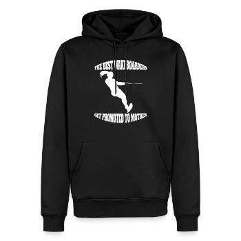 Skieur nautique Surfer Mère Skieur nautique - Sweat à capuche Premium bio Homme - noir - Devant - Nico (187cm)