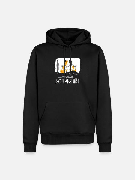 Offizielles Schlafshirt Hamster - Männer Premium Bio Hoodie - Schwarz