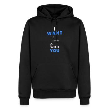 Integral 2xdx mit Grenzen 10 und 13 =69 fun - Männer Premium Bio Hoodie - Schwarz - Vorne - Nico (187cm)