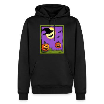 Halloween Kinderparty - Männer Premium Bio Hoodie - Schwarz - Vorne - Nico (187cm)