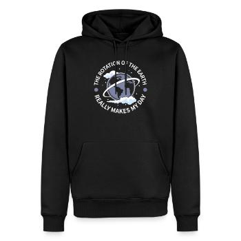 Tag der Erde Earthday Umweltschutz Umwelt Natur - Männer Premium Bio Hoodie - Schwarz - Vorne - Nico (187cm)