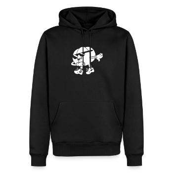Halloween Pumpkin Dabbing Pumpkin - Männer Premium Bio Hoodie - Schwarz - Vorne - Nico (187cm)