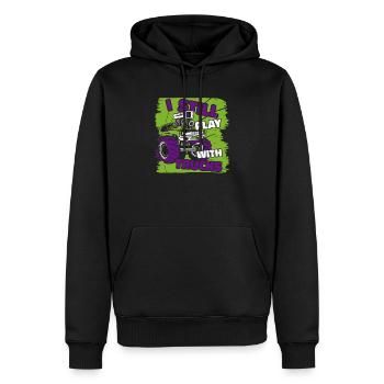 Monster Truck Auto Trucks - Men’s Premium Organic Hoodie - black - Front - Nico (187cm)