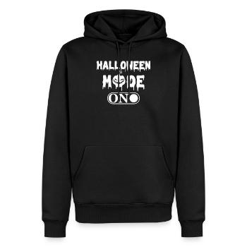 Halloween Party Halloween Pumpkin Halloween Mode O - Männer Premium Bio Hoodie - Schwarz - Vorne - Nico (187cm)