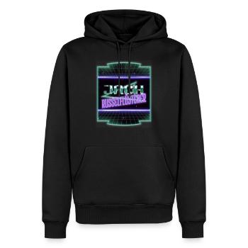 lustig pudel bday bluthund bullterrier statement - Männer Premium Bio Hoodie - Schwarz - Vorne - Nico (187cm)