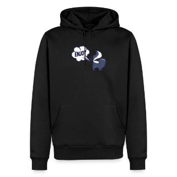 Fart Skunk - Men’s Premium Organic Hoodie - black - Front - Nico (187cm)