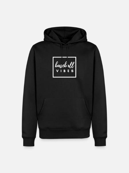 Baseball Vibes - Men’s Premium Organic Hoodie - black