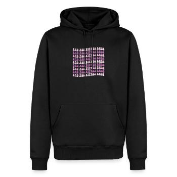 Bad Ass Bypass Babe Gastric Bypass Gewichtsverlust - Männer Premium Bio Hoodie - Schwarz - Vorne - Nico (187cm)