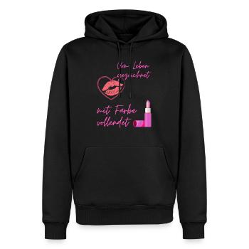 Pinky Lady Friends BF - Sweat à capuche Premium bio Homme - noir - Devant - Nico (187cm)