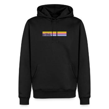Steam Train Driver Trainspotting - Männer Premium Bio Hoodie - Schwarz - Vorne - Nico (187cm)
