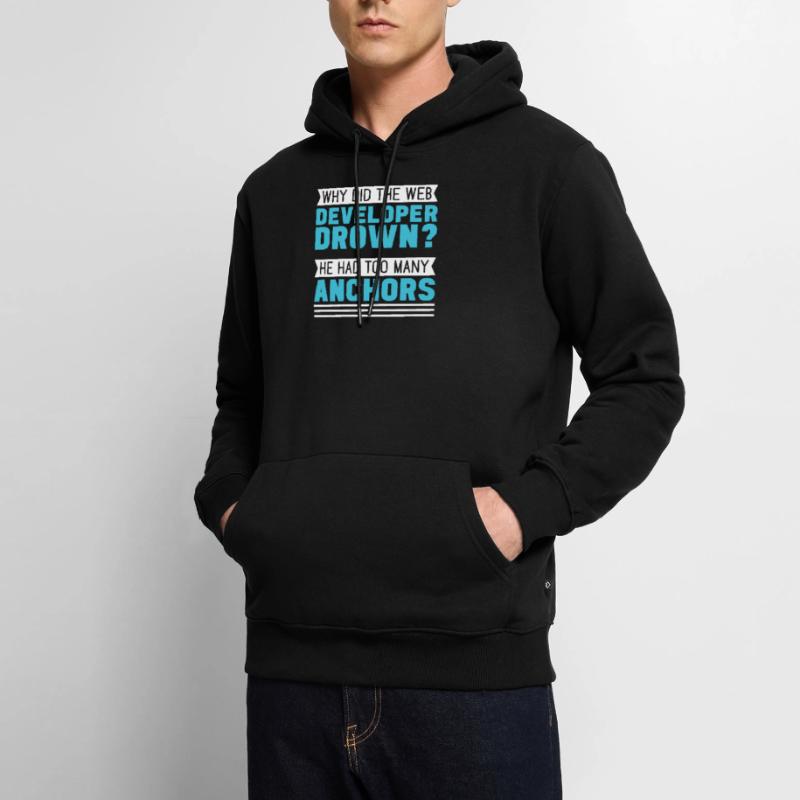 Web Developer Webdeveloper Web Developer Men’s Premium Organic Hoodie