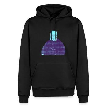 Victor Hugo - French romantic writer - Men’s Premium Organic Hoodie - black - Front - Nico (187cm)
