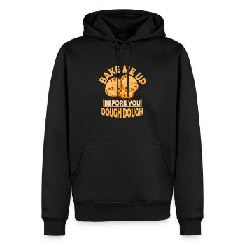 Faites-moi cuire avant de pâte Pâte Cuisson Gâteau Coo - Sweat à capuche Premium bio Homme - noir - Devant - Nico (187cm)