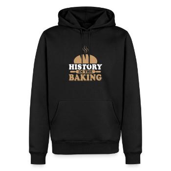History In The Baking Bake Cake Cookie Pastry - Männer Premium Bio Hoodie - Schwarz - Vorne - Nico (187cm)