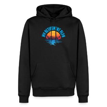 Cruise Ship Vacation Retired My - Men’s Premium Organic Hoodie - black - Front - Nico (187cm)