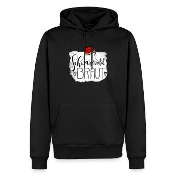 Schwarzwald Braut JGA - Junggesellinnenabschied - Männer Premium Bio Hoodie - Schwarz - Vorne - Nico (187cm)