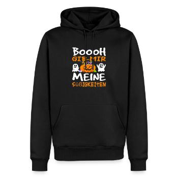 Halloween Kostüm - Alles für dein Spuk Outfit - Männer Premium Bio Hoodie - Schwarz - Vorne - Nico (187cm)