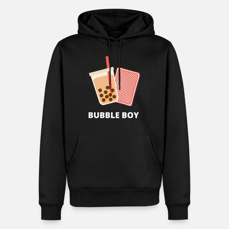Bubble boy - Sweat à capuche Premium bio Homme - noir