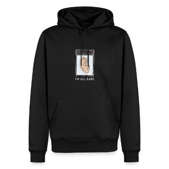 Van Gogh Ohr Art Lovers - Men’s Premium Organic Hoodie - black - Front - Nico (187cm)