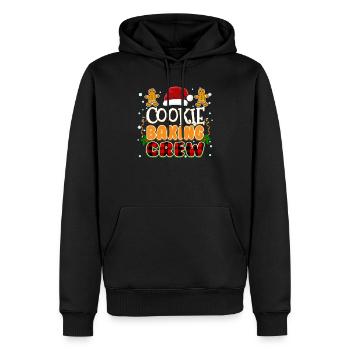 Cookie Baking Crew Famille Pyjama de Noël - Sweat à capuche Premium bio Homme - noir - Devant - Nico (187cm)