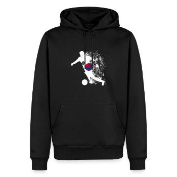 Coupe du monde de l’équipe nationale de Corée du Sud - Sweat à capuche Premium bio Homme - noir - Devant - Nico (187cm)
