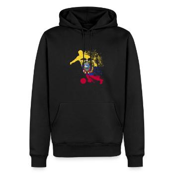 National Team Ecuador Football World Cup - Men’s Premium Organic Hoodie - black - Front - Nico (187cm)