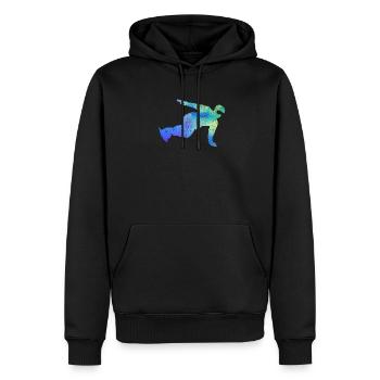 Snowboard Freestyle Snowboarding Wintersport Snow - Männer Premium Bio Hoodie - Schwarz - Vorne - Nico (187cm)
