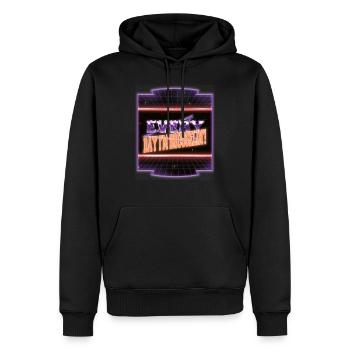 Sayings Geek Gift Jokes Cool Statement - Men’s Premium Organic Hoodie - black - Front - Nico (187cm)