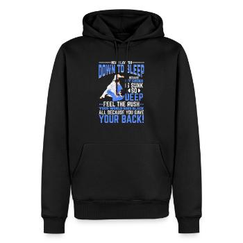 Funny Jiu-Jitsu BJJ Jiu Jitsu Pratiquants Grappl - Sweat à capuche Premium bio Homme - noir - Devant - Nico (187cm)